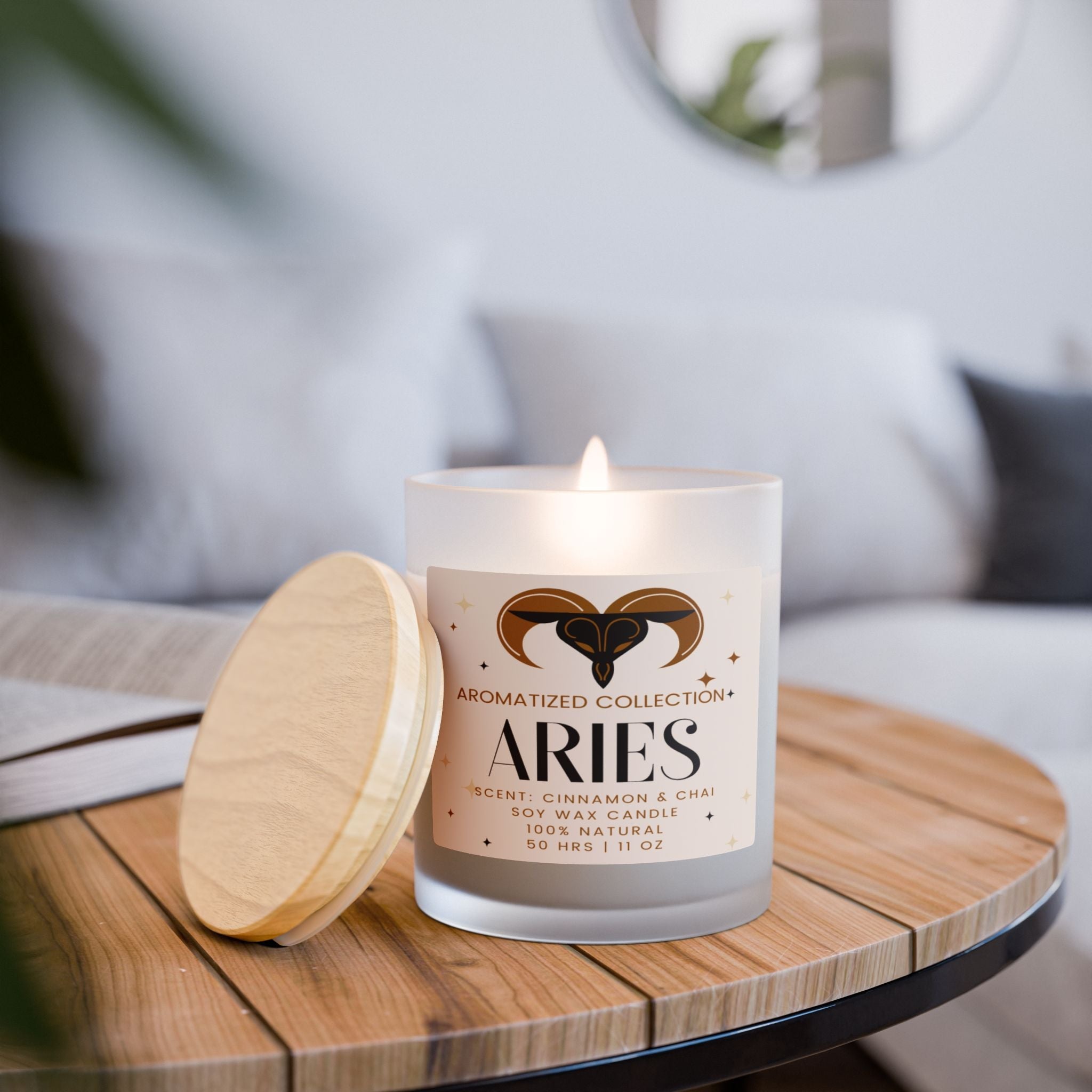11oz Aries Zodiac Candle