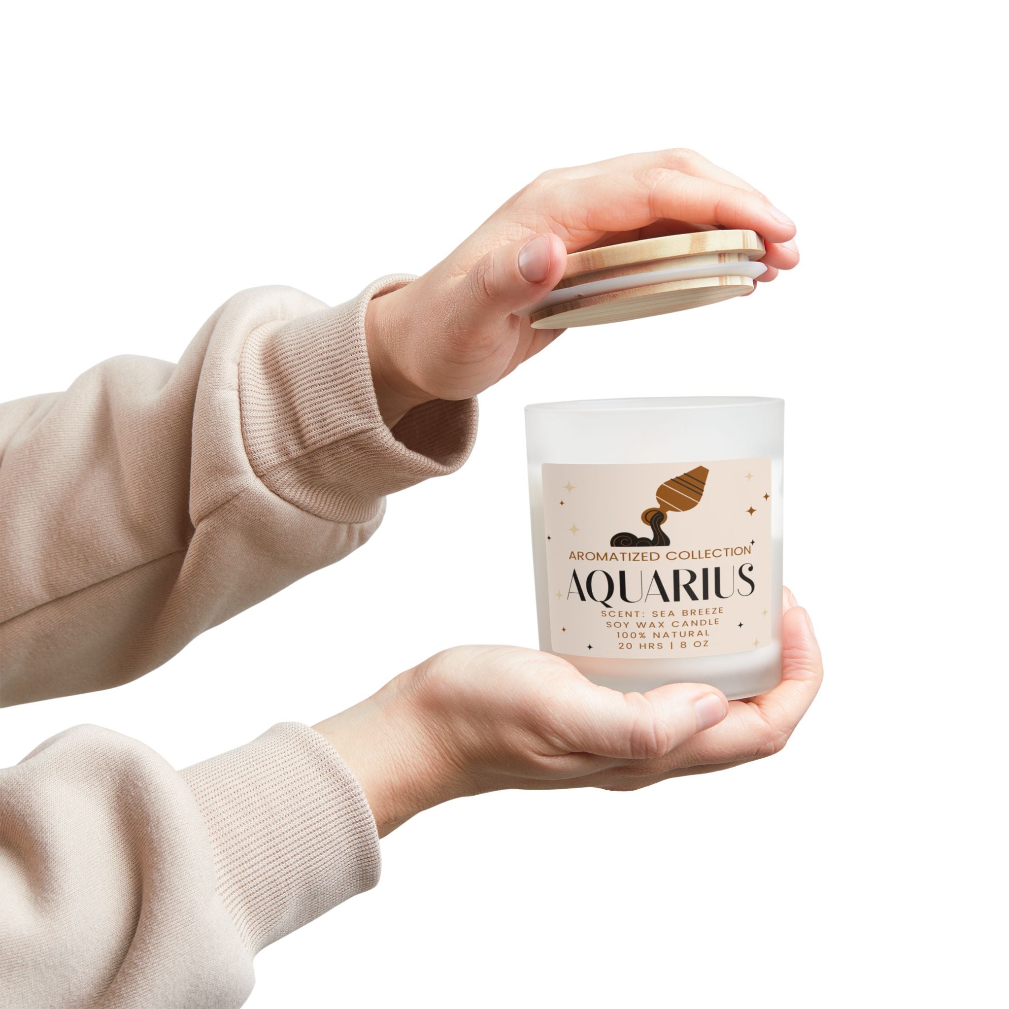 11oz Aquarius Zodiac Candle